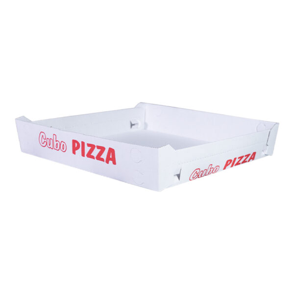 Cubo porta pizza formato classico bianco