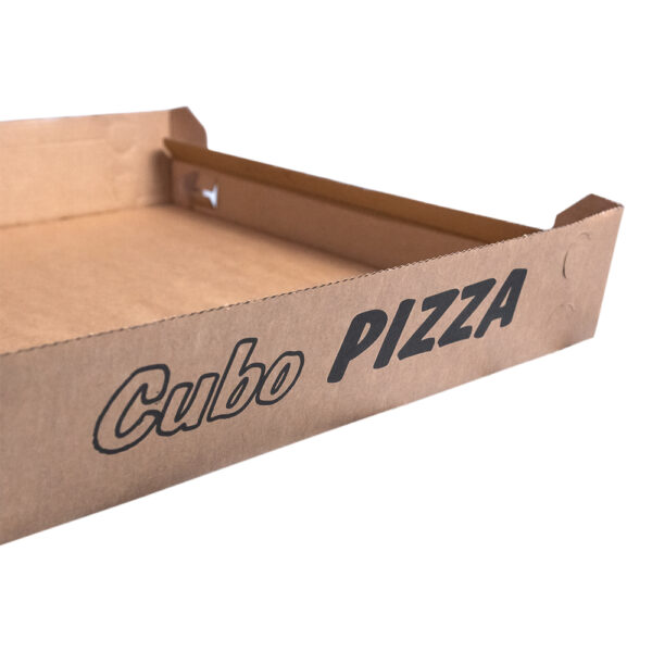 Cubo porta pizza formato classico avana