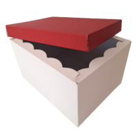 Scatola Fondo e Coperchio 39,5 x 30,7 x 22,3cm (LxPxH) Bianco Rosso Mattone - Confezione da 10 pezzi 7 Scatola_alta_bianca_rosso_mattone_aperta