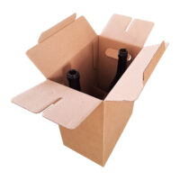 Scatola con alveare auto montante 24 x 15,7 x 31 Confezione da 10 pezzi 7 6_bottiglie_auto_montante_aperta