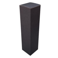 Scatola porta bottiglia singola 7,7 x 7,7 x 30,5 cm. - Confezione da 20 pezzi - Nera 27 Scatola_nera_bordolese